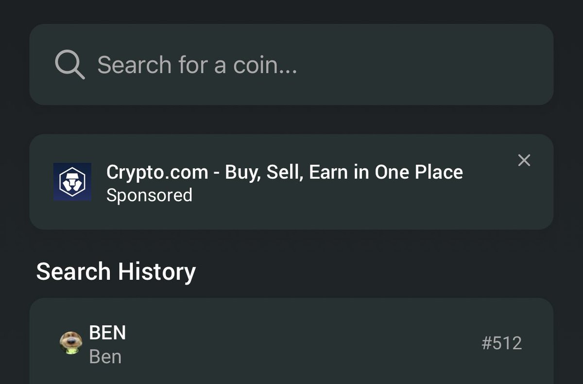 For everyone crying about missing out on $BAM or $BEN, here is your shot. 

Nothing goes straight up forever. Something HUGE is coming for $BEN and $BAM should be on 3 exchanges soon. 

$BEN is now on CoinGecko btw. Almost top 500 in 3 days