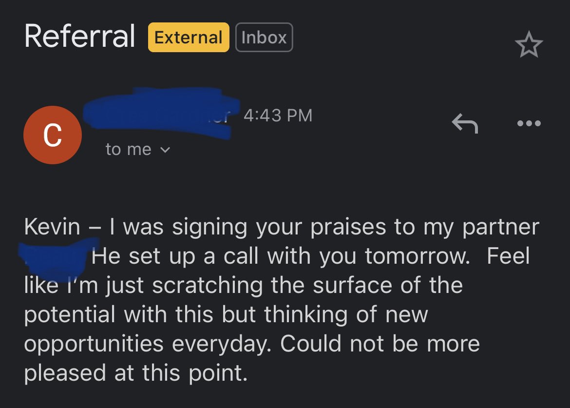 A well trained &amp; managed V.A. can give you super powers in CRE 

Here’s proof from one of our clients

Our virtual assistants have CRE experience, and are managed by industry pros

DM me or <a href="/kevinhanan_/">Kevin Hanan</a> to chat

Or book a call on our website 

📞🏢🫵
