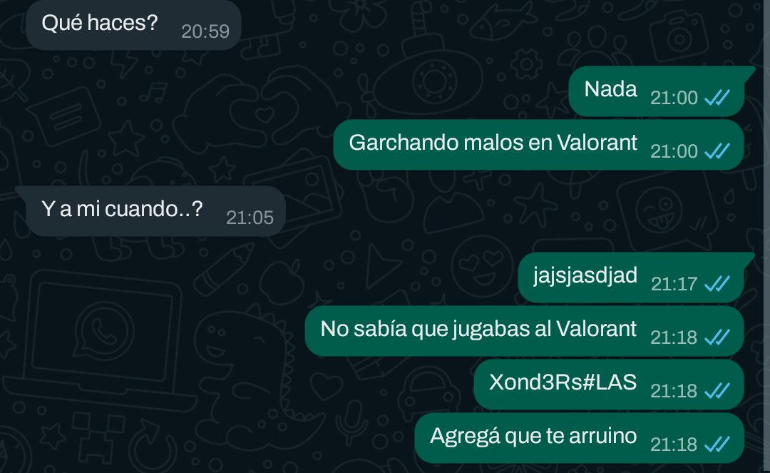 Xond3Rs's tweet photo. Jajaja no sabe la que le espera https://t.co/GrKLigi27v