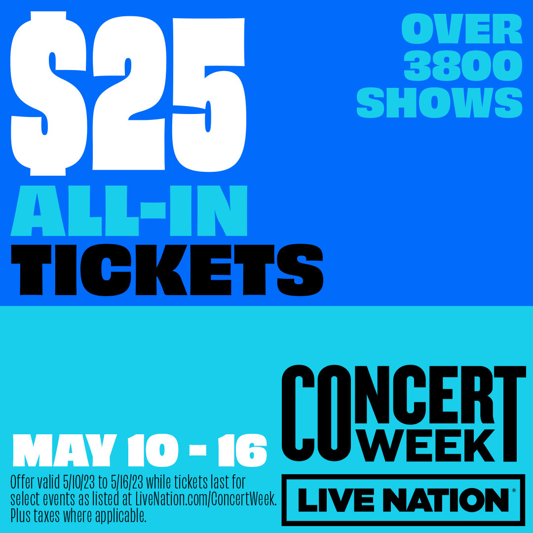 Hey skumfuks! @LiveNation #ConcertWeek is in full swing! Get $25 all-in tickets to the Let the Bad Times Roll Tour with us, @offspring & @simpleplan! livenation.com/ConcertWeek