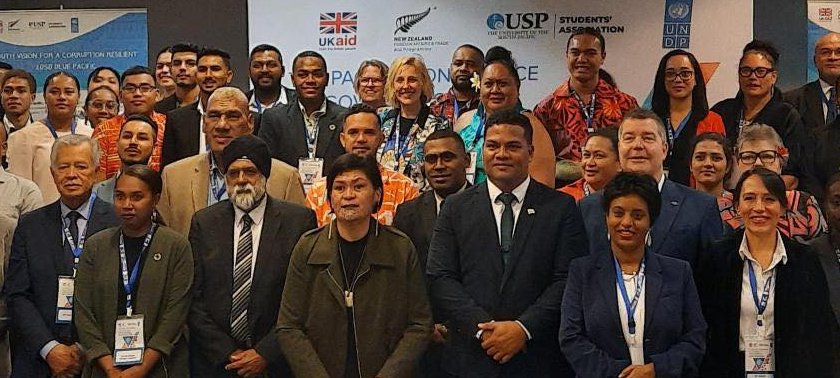 'Let those who lead give sight to those who follow, let those who follow give life to those who lead' -opening with ancestral wisdom for #Pacific2050 SG Puna affirms role of youth in anti-corruption, climate change, gender equality work at @USPSA #PacificGovernance summit in NZ.