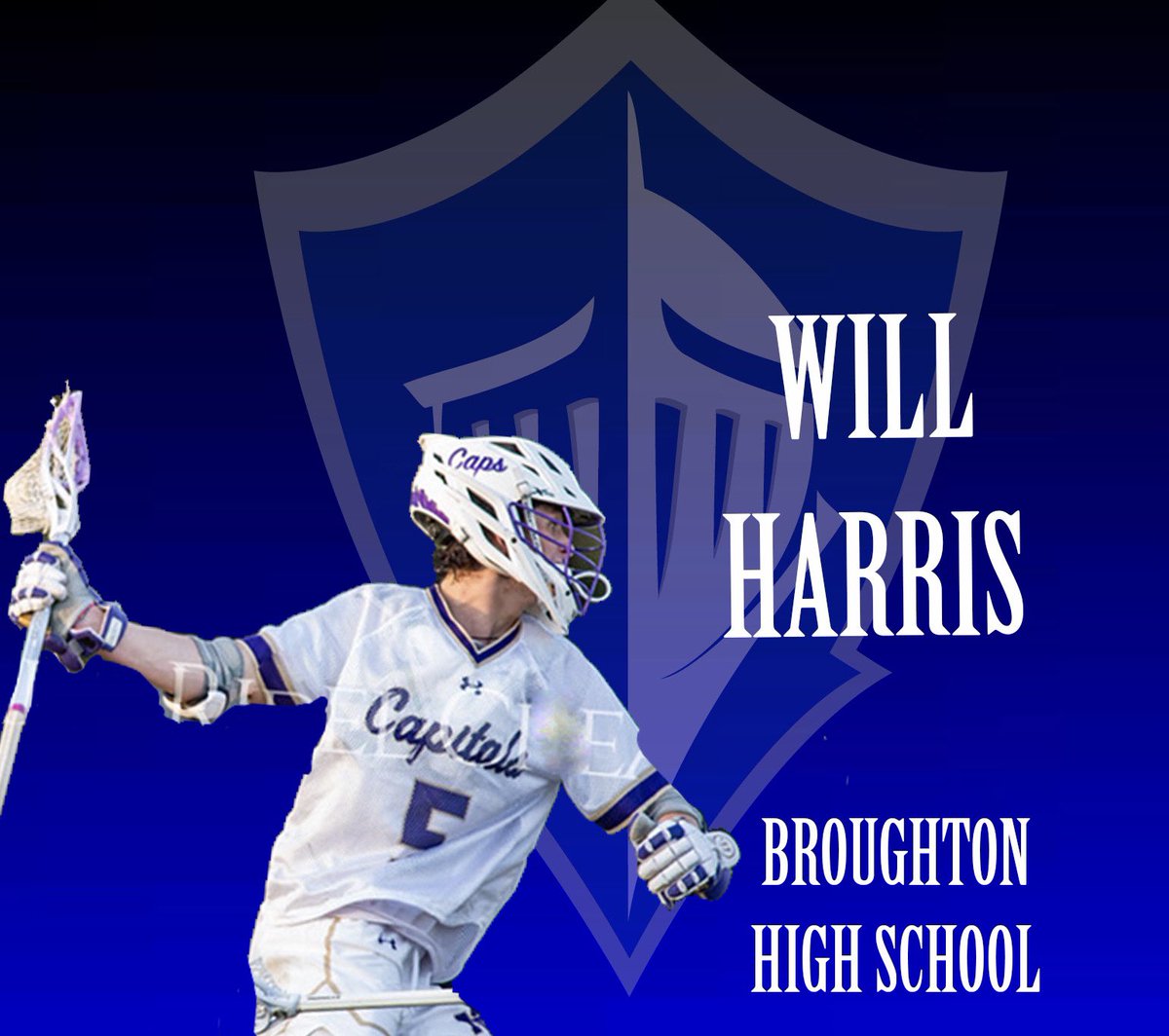 Next in our 23 spotlight we have Will Harris
•High School: Broughton High School
•Position: Attack 
•Club Team: Dukes Elite
•Hometown: Raleigh, NC
•Fun Fact: Enjoys surfing
