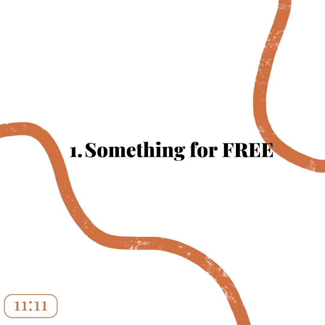 11designstudio's tweet photo. 1. Something for FREE

who doesn't love free stuff? I know I do! Free ebooks, guides, infographics, etc help people engage with your website more and it makes you look like an expert. https://t.co/yf6cmMQTnX