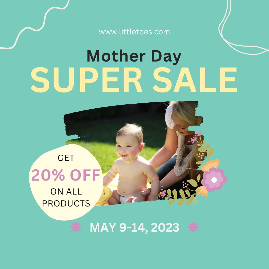 Extended Happy Mother's Day! Get 20% Off On All Products. Visit website: littletoes.com Use Coupon Code: MOMMY20