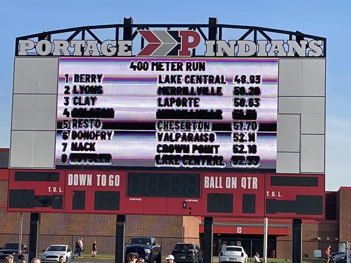 Josh Berry wins and breaks his own school record tonight at the DAC Championship at Portage!