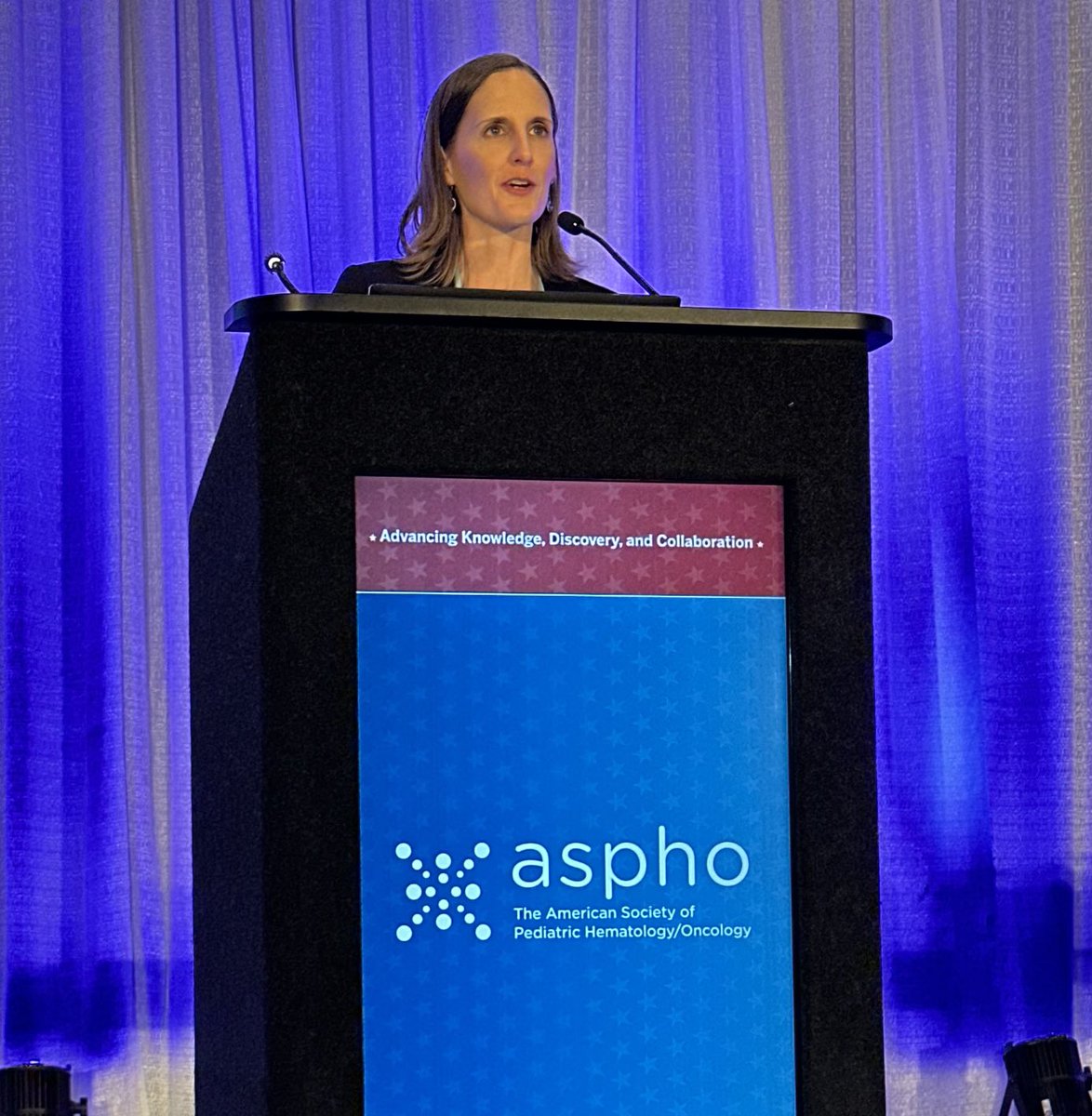 In her role as Program Committee Chair, Aflac Cancer and Blood Disorders Center faculty member Karen Effinger today successfully kicked off the annual American Society of Pediatric Hematology/Oncology meeting in Fort Worth!  #ASPHO2023