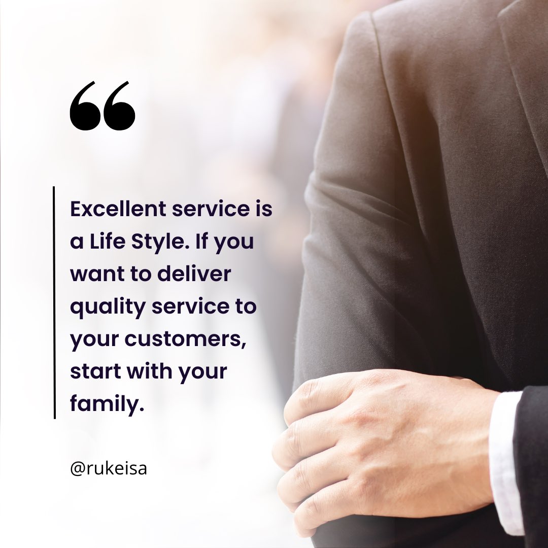TaRukeisa's tweet photo. Let’s not be pretentious of good service, we need to embed it into our life and become part of us. It’s all about lifestyle of services. Use no more senergy to make it right. https://t.co/Llp1yZ2MmD