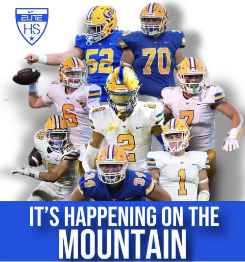 ‼️ College Coaches ‼️ 
We have had right at 60 colleges visit The Mountain the last 3 weeks…. 2 weeks left in the evaluation period and we hope to see you on The Mountain if we haven’t seen you at. We have kids that can help you at all level! #WeAreGP #HighlandersPlayOnSaturday
