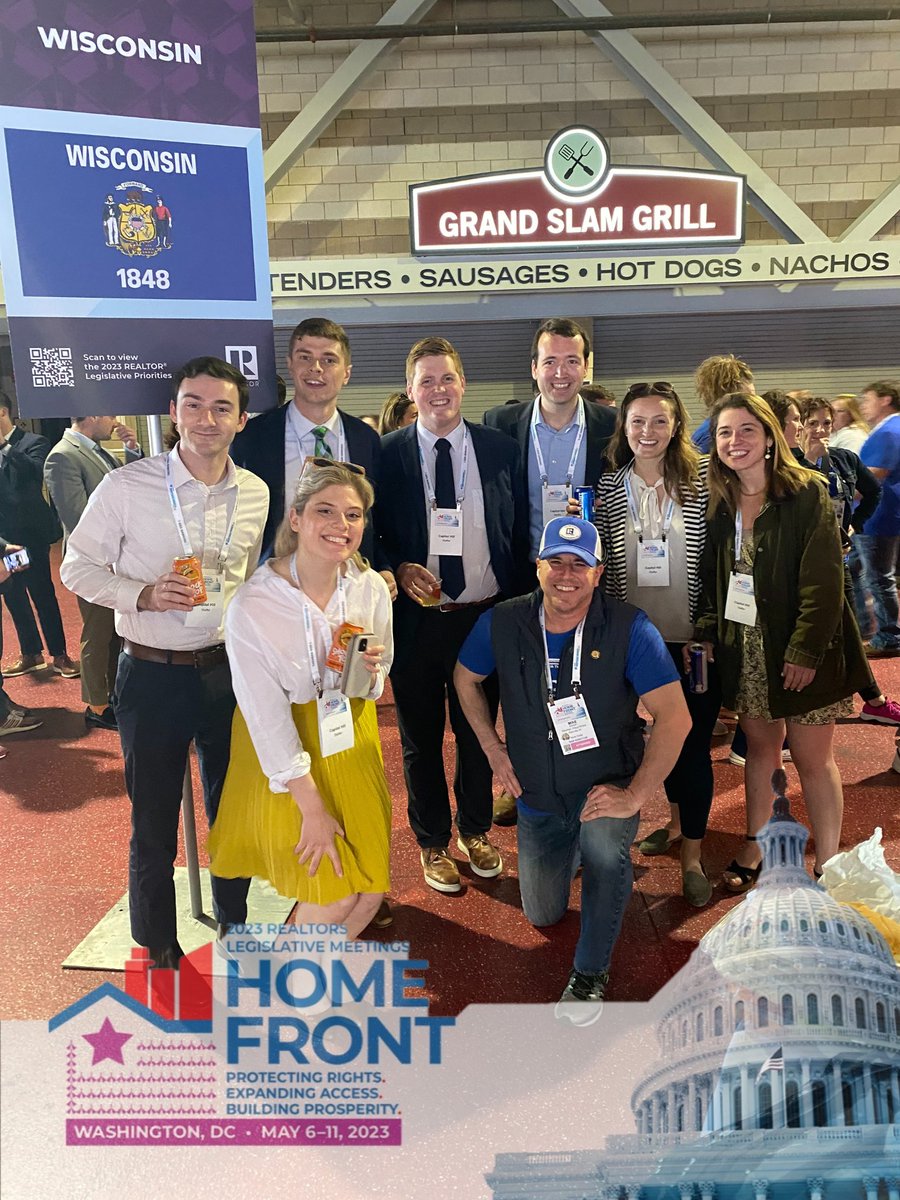 MikeKunesh's tweet photo. I have the honor of being a Federal Political Coordinator assigned to @chairmang (WI-08) by the @nardotrealtor Assn. It was my pleasure to meet with Team Gallagher staffers at the Washingtion @Nationals Stadium. #Housing #Advocacy #BeTheChange #REALTORNationalBlockParty https://t.co/308Cc7nfNm