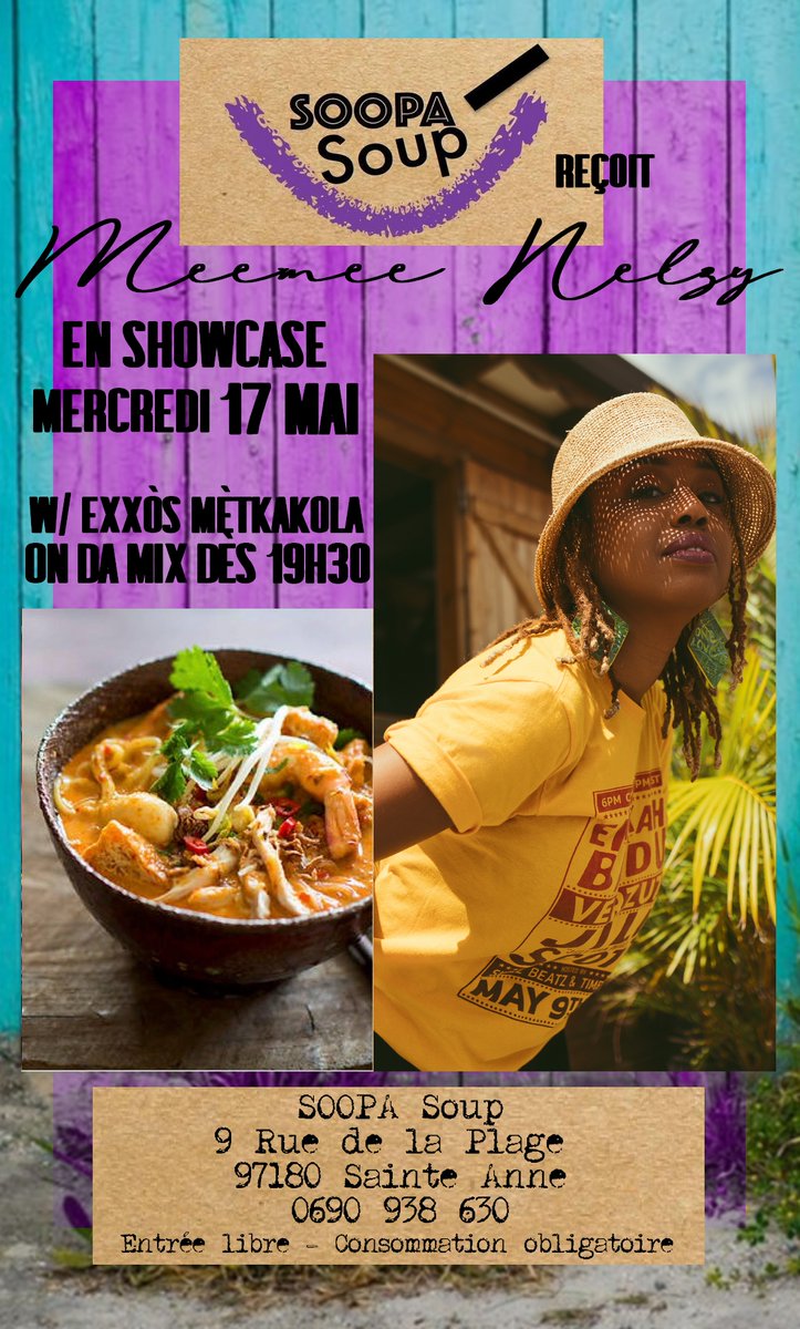 On se voit mercredi prochain à SOOPA Soup (Sentann): Dj set by <a href="/exXOsMetKakOla/">L'e𝕩𝕏 Luthor the unexXpected</a>  et moi un showcase (yay yay)! Venez fwesh 📹 !