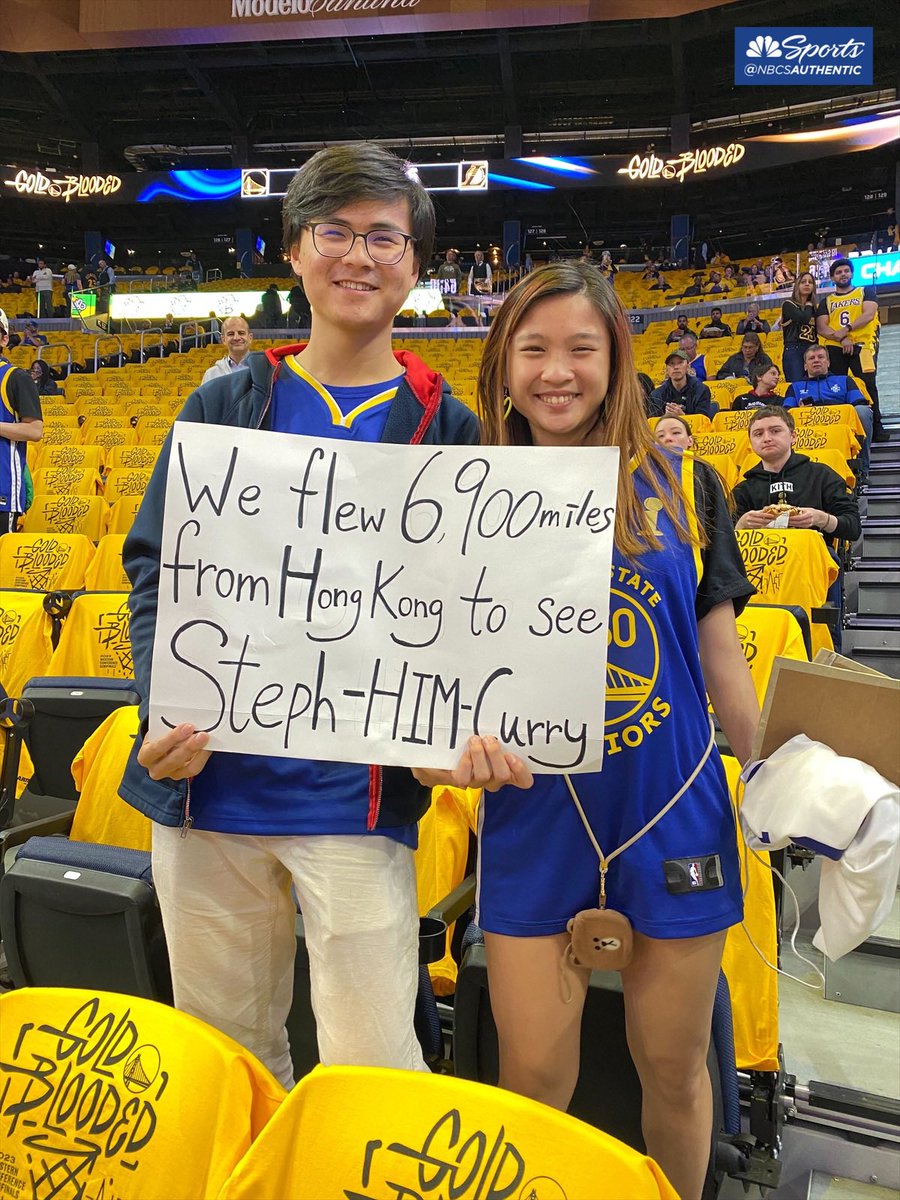 NBCSWarriors's tweet photo. Steph-HIM-Curry 😂 https://t.co/HqIn3zwRqt