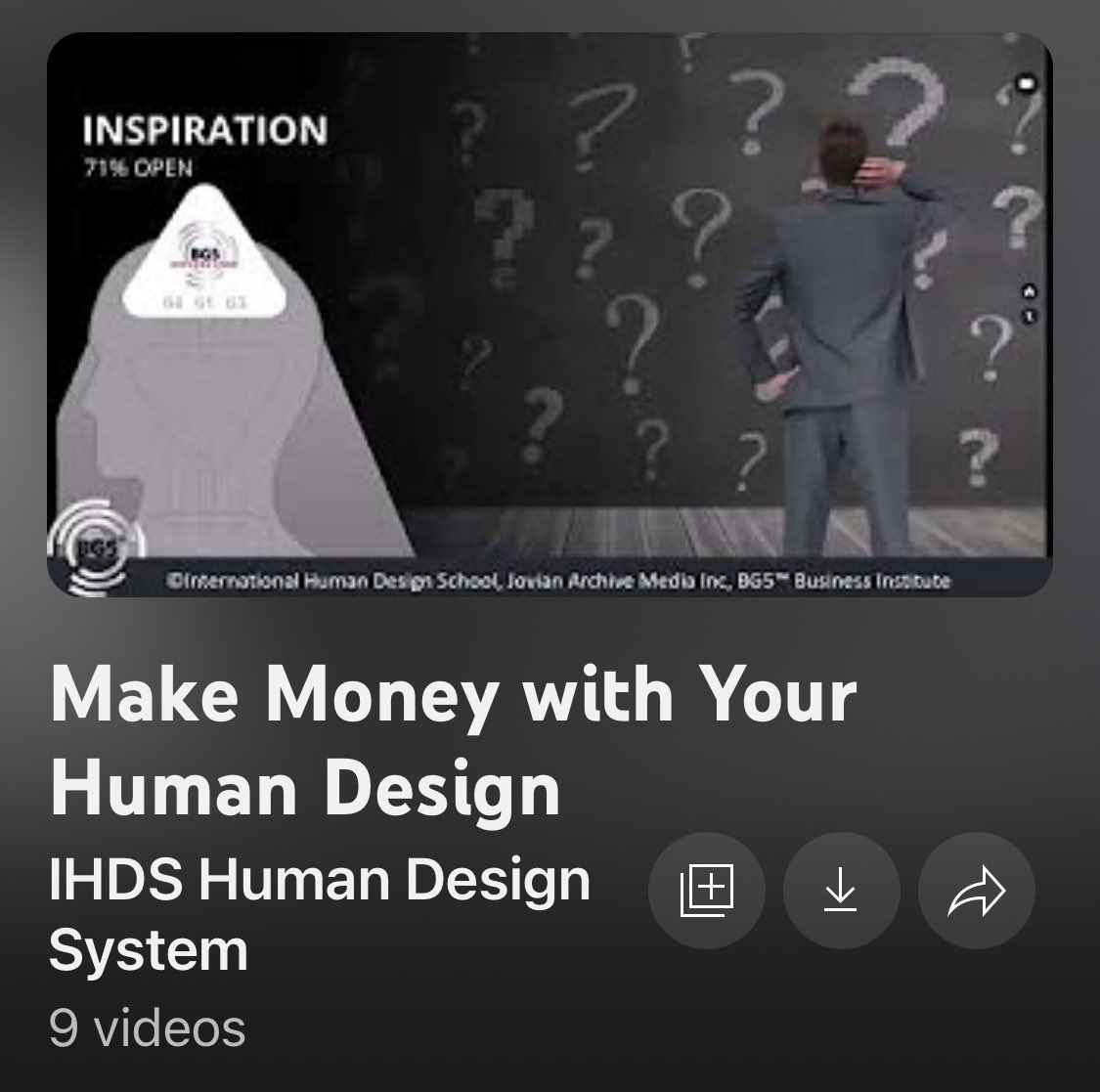 HumanDesignLife's tweet image. &quot;An investment in knowledge pays the best interest.&quot; Ben Franklin
New @bg5bi videos on the @IHDSchool @YouTube channel! #humandesignbusiness