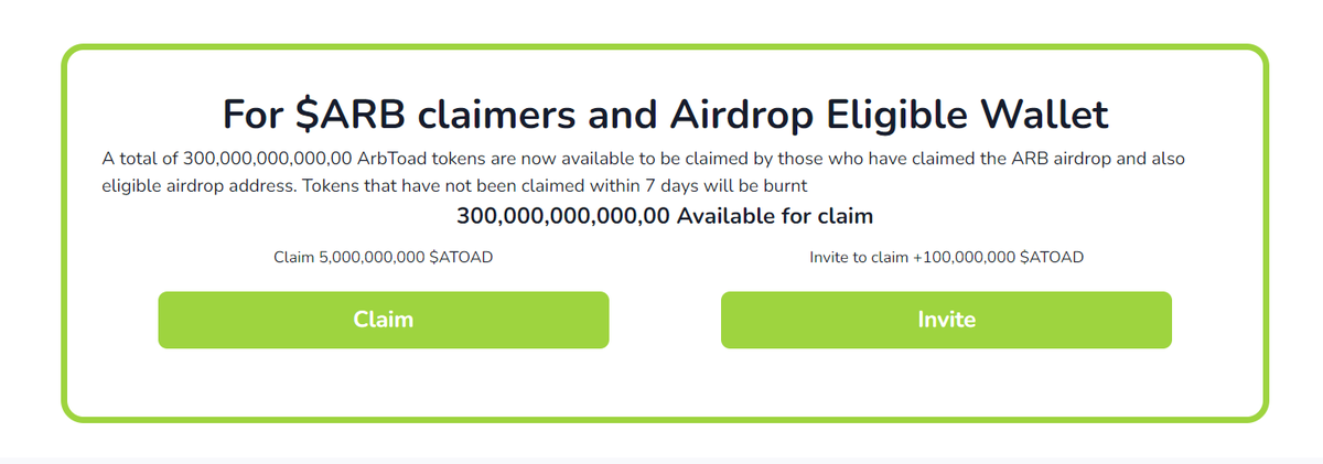 tuyetlinhdan's tweet photo. #ArbToad $ATOAD
Claim airdrop cho ví trúng ARB or ví làm form được trung
https://t.co/jEwo3RHMDO
#Airdrop https://t.co/QEbtljMBGJ
