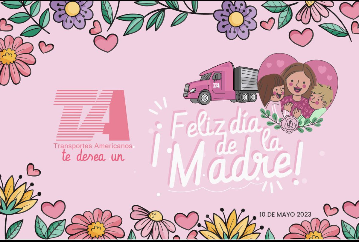 TAMERICANOS55's tweet photo. 💐 Hoy conmemoramos el día de la Madre, ¡No existe amor más incondicional e infinito que el de una madre! 💞 

#TATeDeseaUnFelizDíaMamá #MamáTA #FelizDía #TransportesAmericanos #TA https://t.co/sLSqB0t31l
