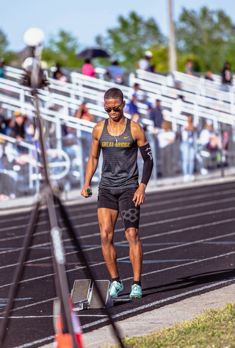 Congrats <a href="/Chadison_Cowan/">Chadison Cowan</a> ✊🏾 

The Class of 2024 Sprinter is a State Qualifier in the 100m-400m.

100m - 11.03
200m - 22.30
300m - 35.70
400m - 48.87

Character, Commitment, Consistency 🔰 

#GBTF23 | <a href="/GbhAthletics/">Great Bridge High Athletics</a> <a href="/Gbhwildcats/">Great Bridge High</a> <a href="/GBHSTFXC/">GBHS XC-T&F</a>
<a href="/TRACK757TF/">TRACK757</a> 7️⃣5️⃣7️⃣