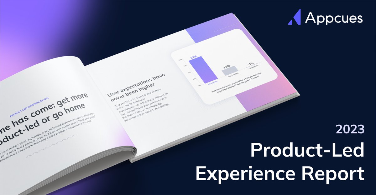 We asked 350 SaaS professionals about their pursuit of a more product-led experience. We wanted to know: 💡 How their organizations are adapting? ✅ What’s working? ❌ What to watch out for? We filled our Product-Led Experience Report w/ what we learned: appcues.com/2023-product-l…