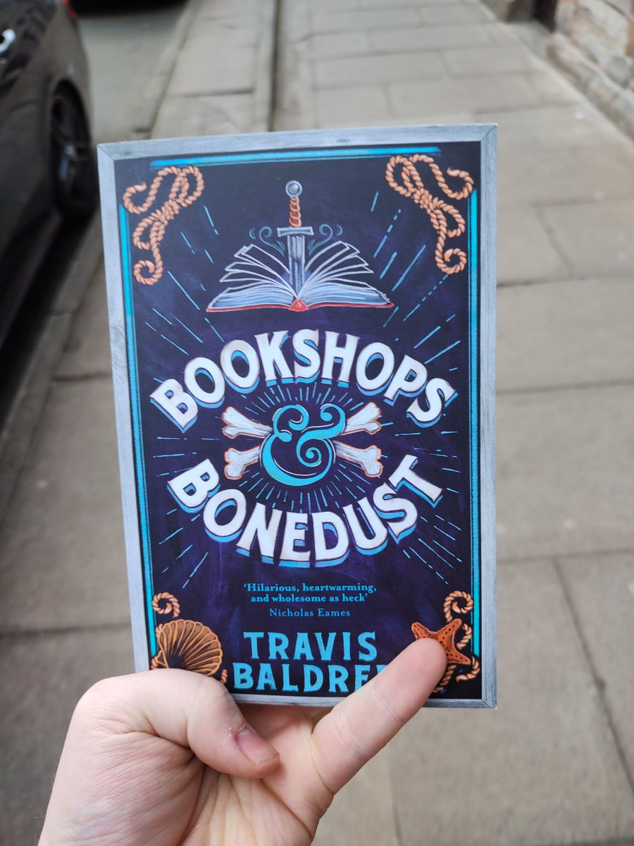 BeansAndFungi's tweet photo. Had an interview today, so it was very nice to be given a little special something afterwards! You best believe that @erhandyside and I will be doing a bonus @HearthAndTome episode for this one! #BookshopsAndBonedust https://t.co/mmH6iMyCoc