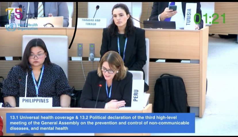 kristinestave's tweet photo. Thank you, Peru! Indeed, anaesthesia and surgery is essential across the patient pathway and as part of primary care #WHA76 #ECOResolution @wfsaorg https://t.co/UrdlOATDxZ