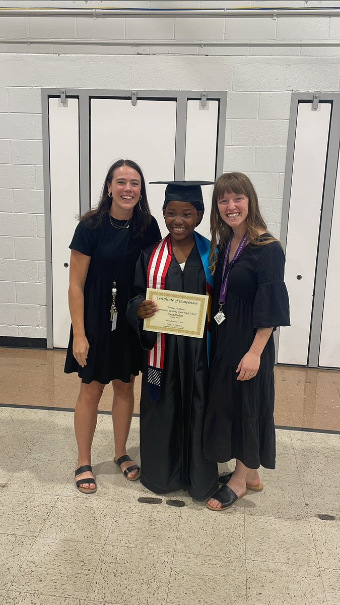Our first graduate of Teranga Academy! She will return to BGHS ready to pursue her dreams! Nyota says “Thank you for pushing me!”

Today we start a new tradition of awarding the Teranga graduation stole! 

<a href="/BGISD/">Bowling Green Independent Schools</a>