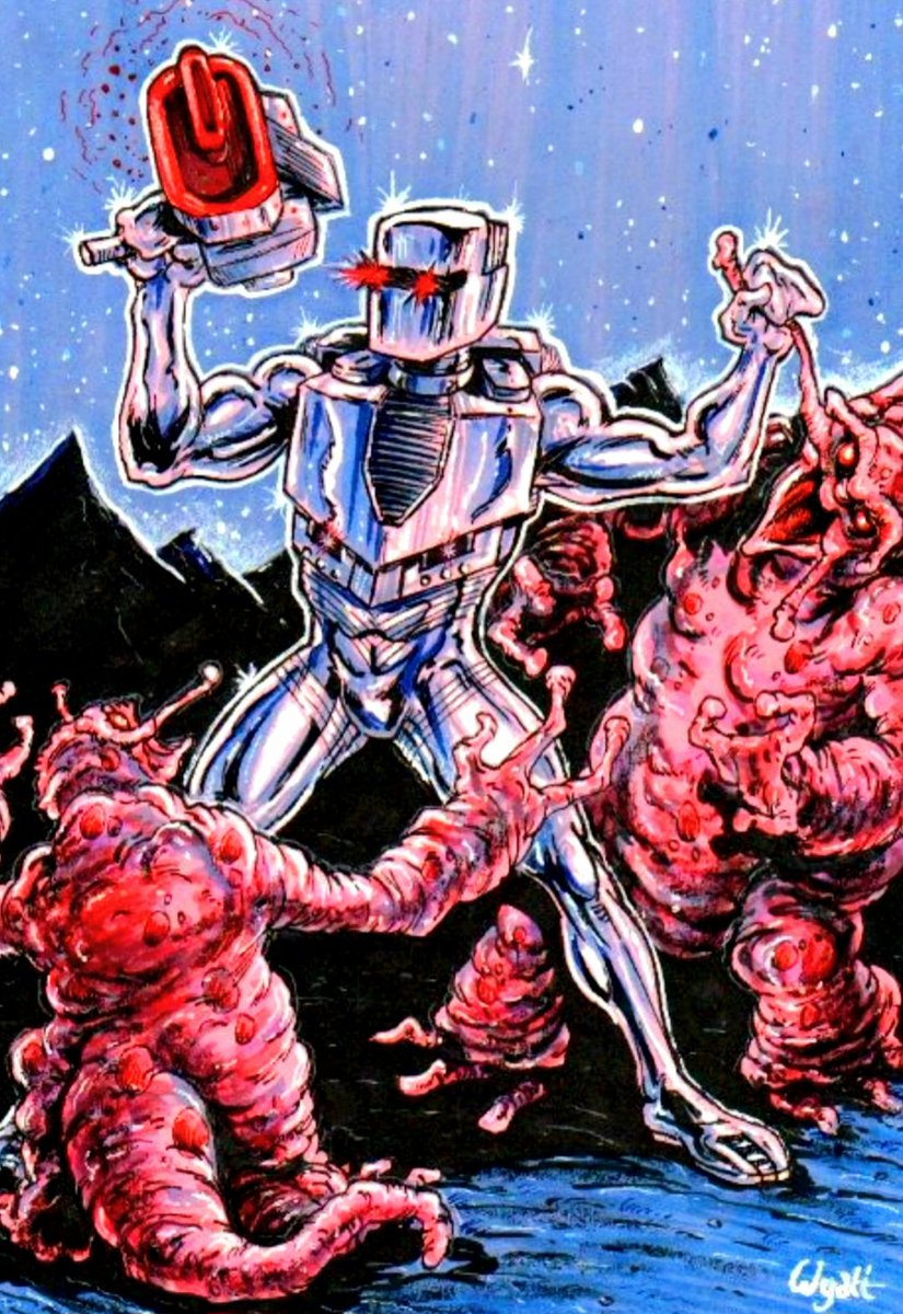 Rom, in Dire straits.

#swyattart #direwraiths #rom #romspaceknight #ComicArt