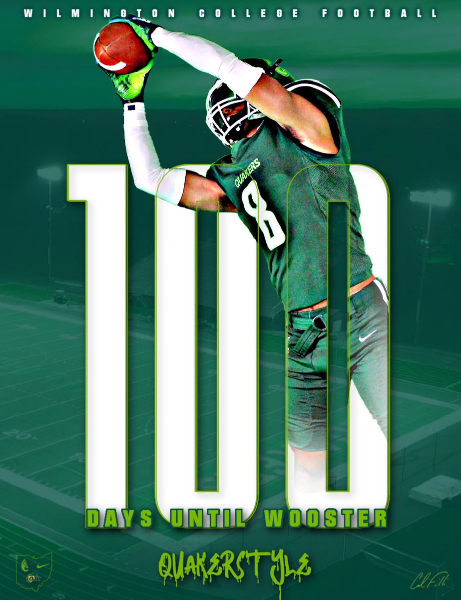 DubC_Football's tweet image. ⏱️⏱️⏱️ Countdown to Kickoff!!! 
#QuakerStyle opens up September 2nd at Williams Stadium!! ✊🟢⚪️