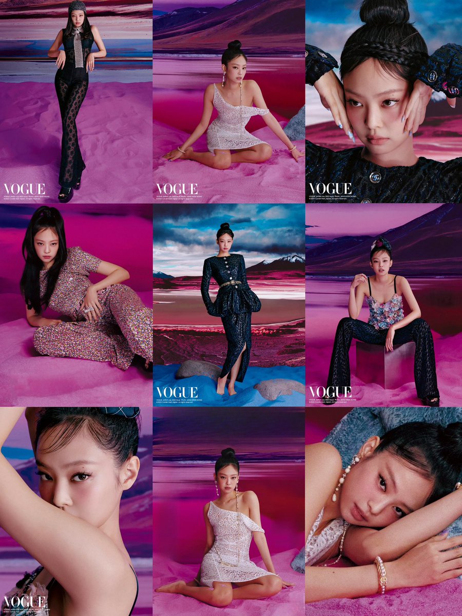 JENNIE in Chanel for VOGUE Japan July issue