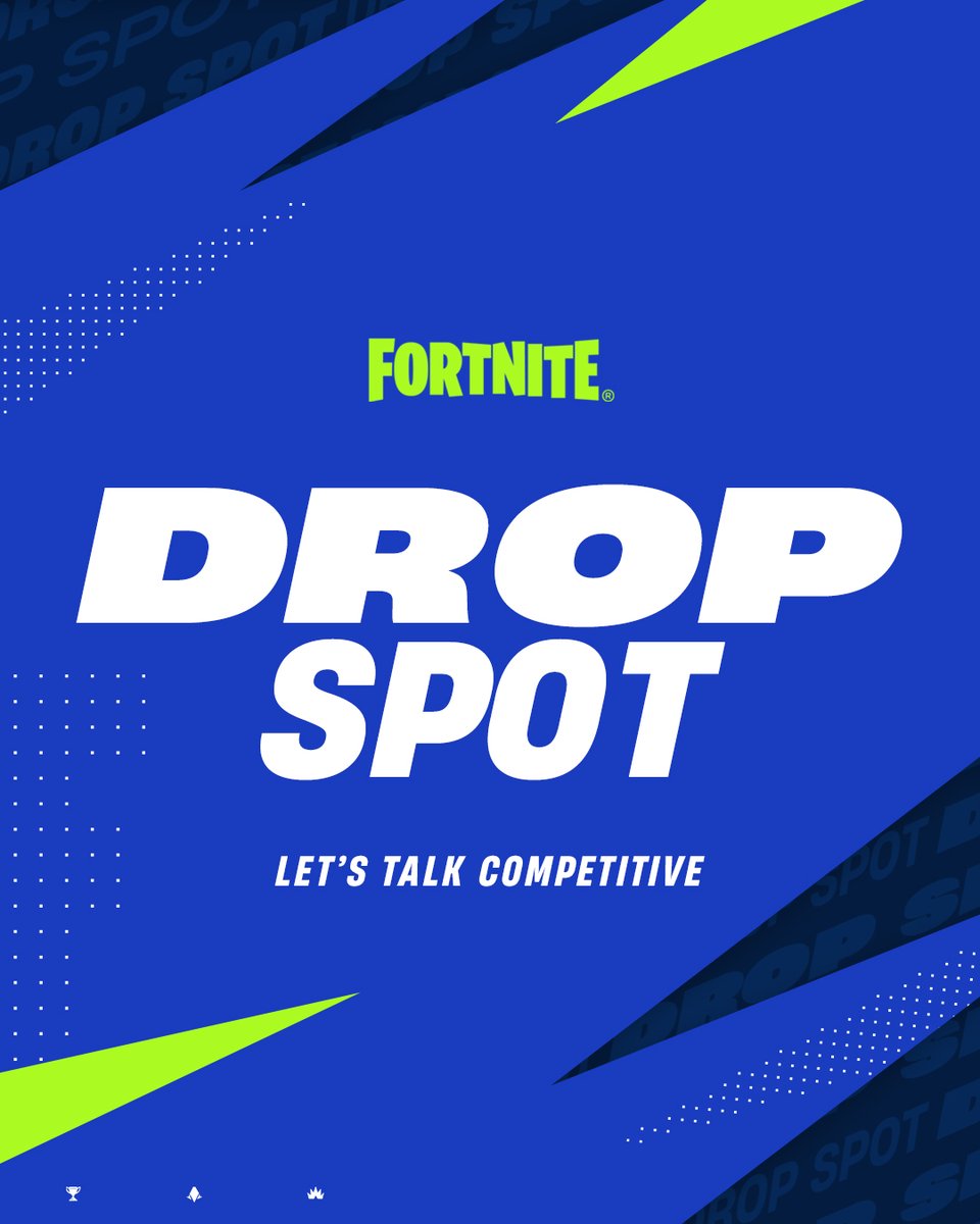 It's THE DROP SPOT SHOW time ⭐

Get ready to talk about Ranked, Major 2 Grand Finals, Global Championship and more!

🎤 @AdamSavage 🎤 @VividFN 🎤 @MiniMinerYT

The episode is out in 30 minutes at 12 pm ET!

🏝️3303-7480-5925
📺 fn.gg/Twitch