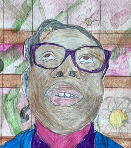 SamC_66's tweet photo. Kehinde Wiley portraits from Year 6 at Derwent Primary School Bedfordshire.  Awesome art. I just had to share. @LizMaker2  @SarahCiantar1 @J_Bennett94 @MissEYFS_ @AmyAnnLouise1 https://t.co/2r4vC4LvgY