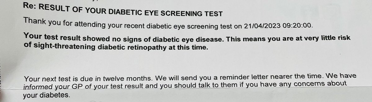 Today I received my first piece of good news in a month :) Not bad considering I’ve with #type1diabetes for 44 years.  (Only  diabetics will understand the significance of this little win). #singlegirl #stayingalive #seethefuture