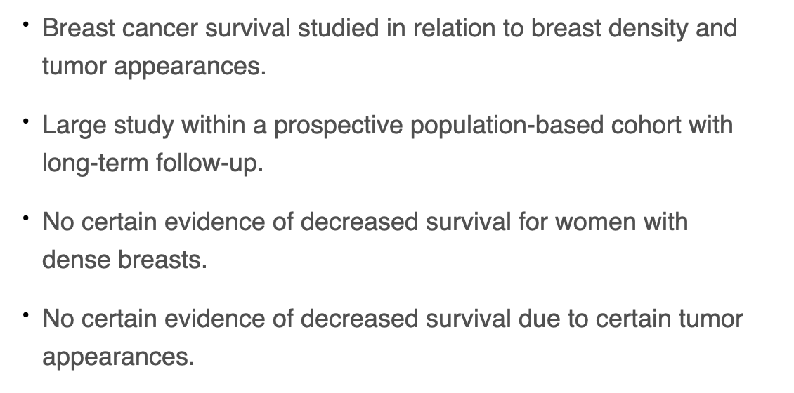 RMilesMD's tweet photo. Investigating the prognostic value of #MammographicBreastDensity and #MammographicTumor appearance in women w/ #InvasiveBreastCancer: The Malmö Diet and cancer study
Dr Li Sturesdotter, et al. Skåne U. Hospital
https://t.co/9X2h6sJfsU https://t.co/PPBZxrjUhK