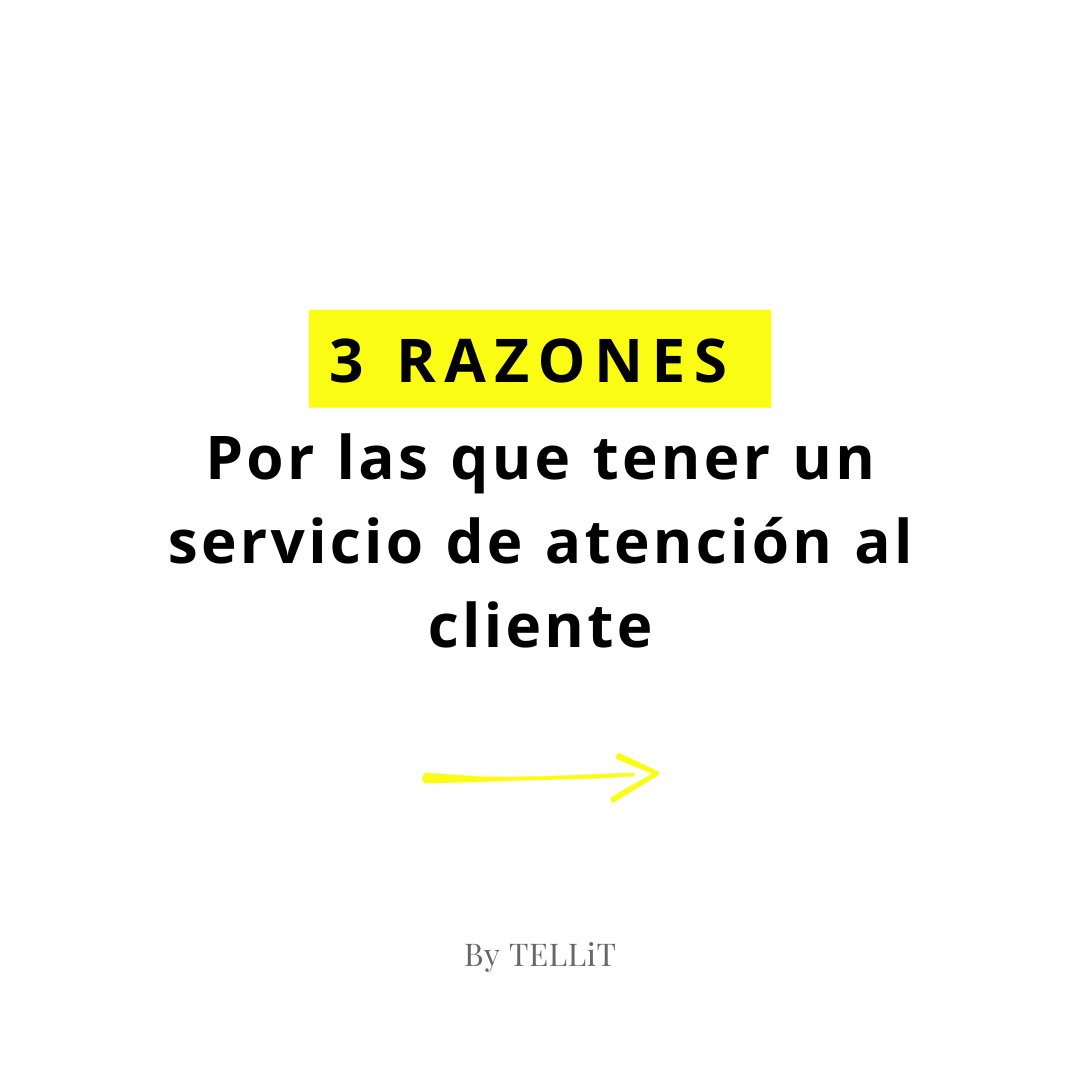 Tellit_ES's tweet photo. En el post de hoy, os traemos tres de las razones por las que tener un servicio de atención al cliente.

Con TELLiT es fácil y te ayudamos a poder mejorarlo.

Si estas interesado ponte en contacto con nosotros.

#sales #reasons #atencionalcliente #tellit #communication https://t.co/GSkcDOuhRT