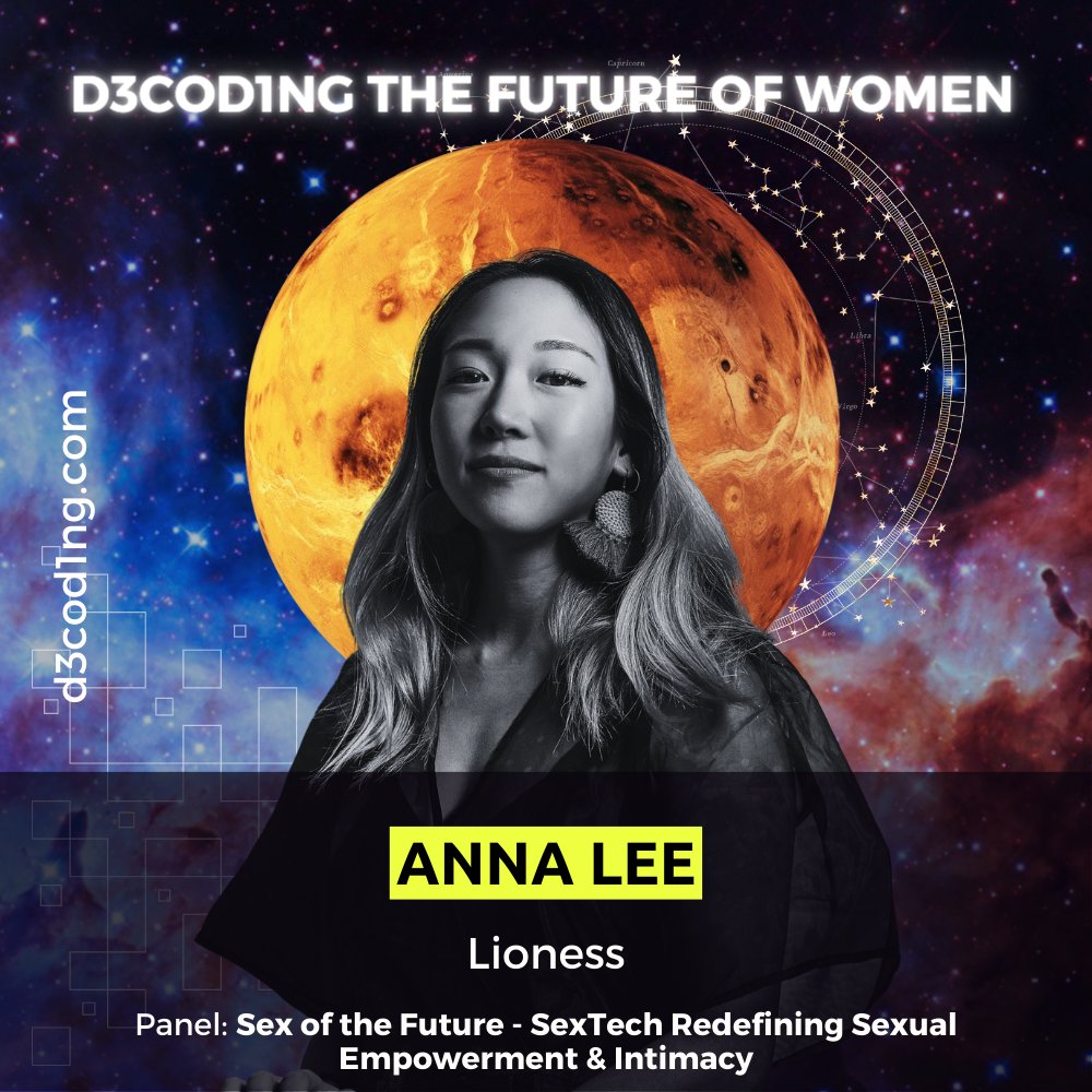 FemtechLab's tweet photo. 🔥 We’re thrilled to welcome Anna Lee to Decoding the Future of Women next month!
Anna, the technical Co-Founder of @LionessHealth, created the world's first smart vibrator that visualises orgasms for users to learn how to improve them.
#d3cod1ng2023 #DecodingTheFutureOfWomen https://t.co/DnnaWzNyXZ