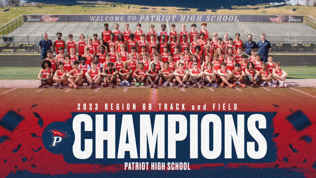 Congrats to our Boys <a href="/PatriotXCTF/">PatriotPioneersXC/T&F</a> Team for winning the Region 6B Championship!  Great Job!