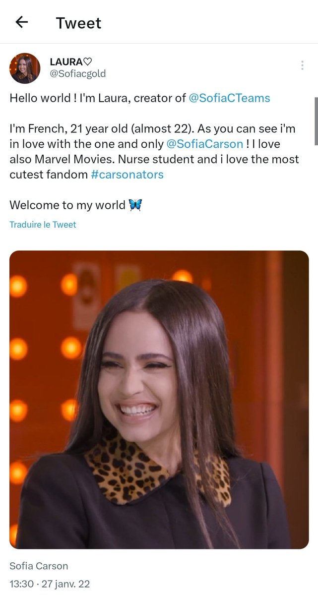 Sofiacgold's tweet photo. Hello world (again) ! ๐ฆ
Because, it needs a little update. I'm Laura, I'm 23 and I still love marvels so much. If all goes well next year I will graduate.
I also had a big slump since the last time... i'm ok. It's not all linear but I know where to go when I'm down #carsonators https://t.co/k7U0RqW1Ru