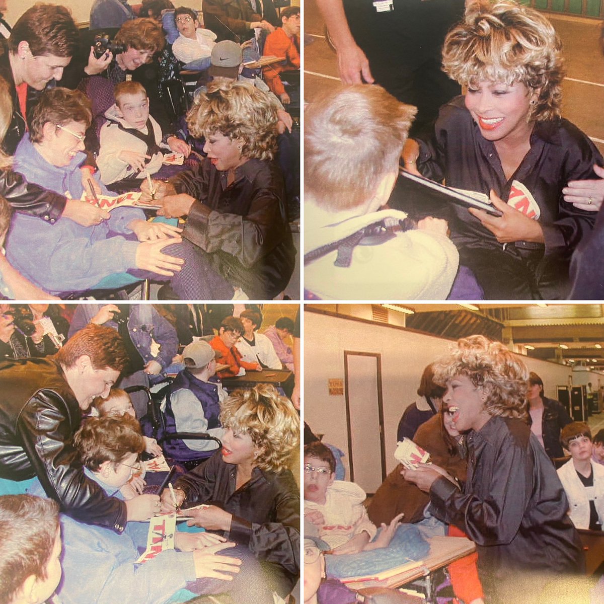 Back in 2000, before performing at Don Valley Stadium, the wonderful Tina Turner took the time to meet with some of our pupils. Here are some photos from the day, some of our children pictured still attend Paces today. Rest in peace Tina 💗