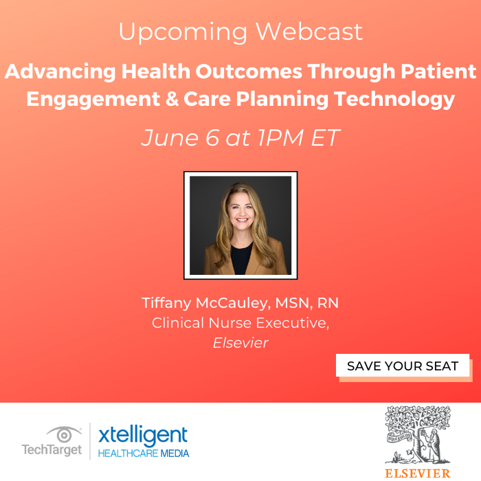 [Upcoming #Webcast] Register now for 'Advancing Health Outcomes Through #PatientEngagement & #CarePlanning #Technology' to identify key performance indicators, understand the barriers creating health inequity, & more! Sponsored by @ElsevierConnect bit.ly/42DTlQ7