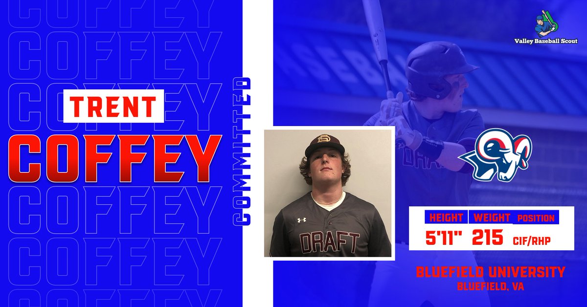 valleybsblscout's tweet photo. Congrats to Stuarts Draft HS (2023) CIF/RHP Trent Coffey on his commitment to Bluefield University! https://t.co/xH2XaV2Nbp