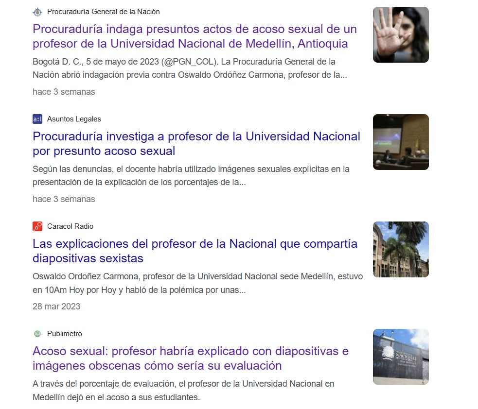 elarmadilloco's tweet image. Hablamos del acoso sexual en las universidades de Medellín y del clamor de justicia de las víctimas. 

Por eso en #FaunaLocal les preguntamos a las universidades que integran la Red G8 Antioquia sobre sus protocolos, pero también por los casos en curso y las sanciones 👇🧵.