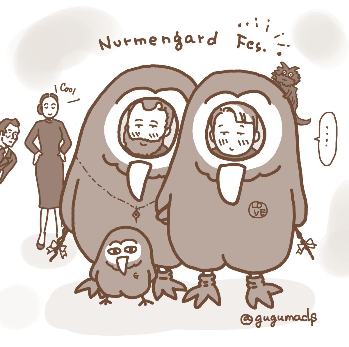 今年のヌルメンガードフェスティバルにはアルバスも参加することになったらしい。

#FantasticBeasts3?
#ggad
#ゲラアルと言い張る勇気