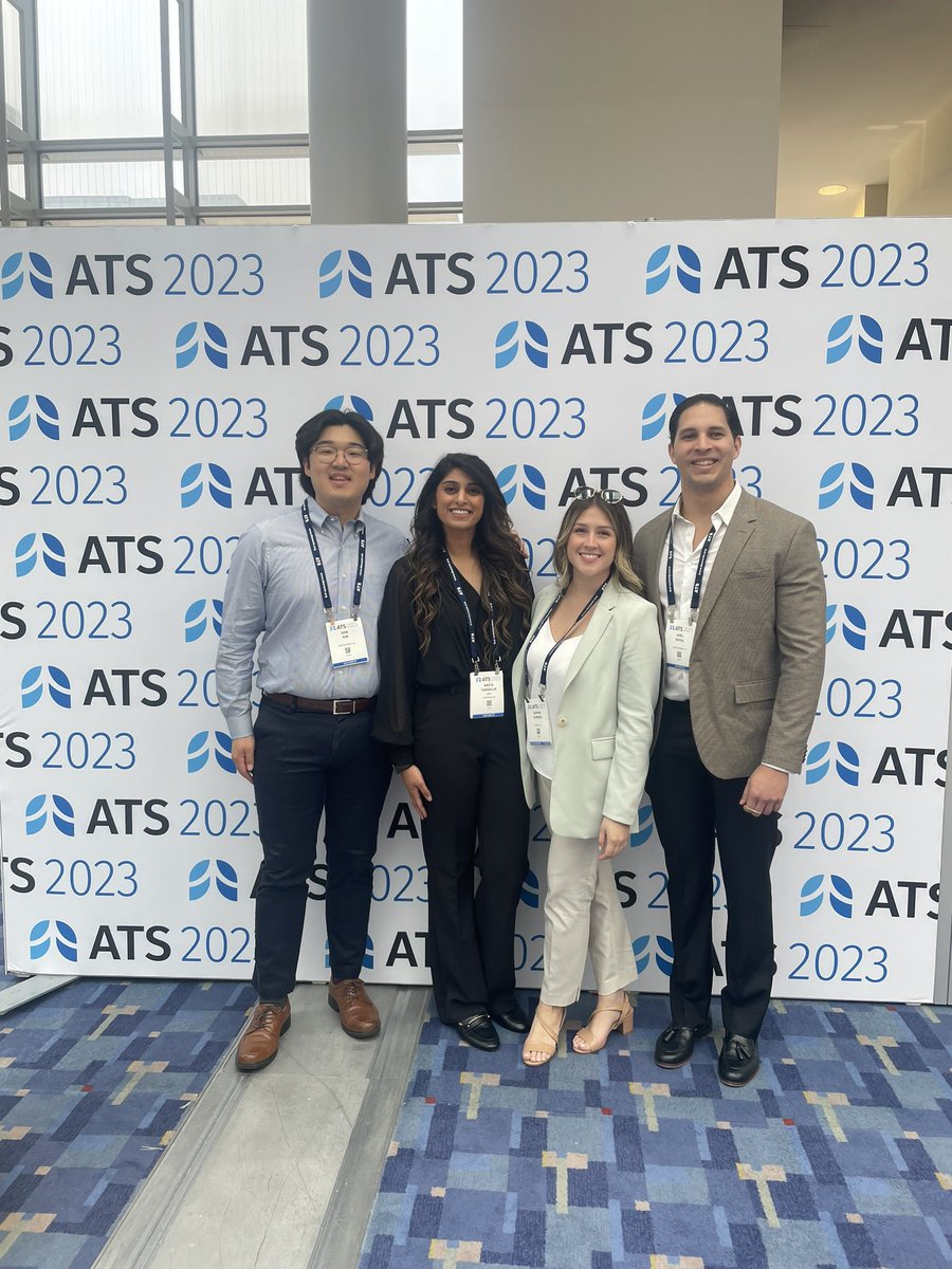 #ATS2023 did not disappoint. Happy to get so much valuable feedback on our work, connect one more time with so many amazing people and feel the collegiality that draws you into the field @RutgersIMRes @atscommunity @atstoa #PCCM