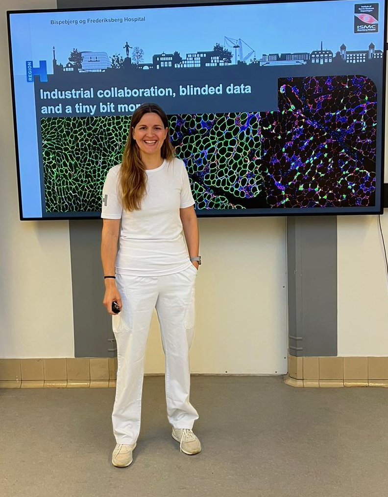 Institute of Sports Medicine Copenhagen (@ismcopenhagen) on Twitter photo Great insight this morning from postdoc <a href="/grith_hojfeldt/">Grith Højfeldt</a> on experiences from collaboration with industry v academia - and of course some beautiful muscle histology!💪👏🔬
#ISMCThursdaymorningmeeting Great insight this morning from postdoc <a href="/grith_hojfeldt/">Grith Højfeldt</a> on experiences from collaboration with industry v academia - and of course some beautiful muscle histology!💪👏🔬
#ISMCThursdaymorningmeeting