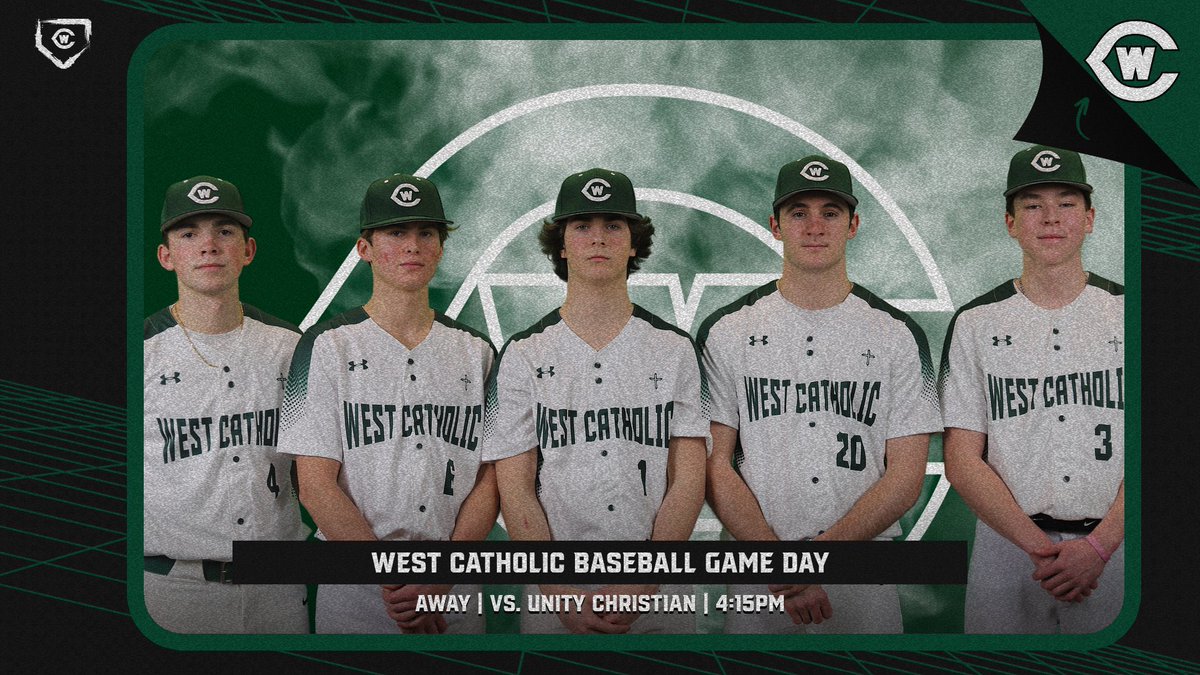Game Day - Series Finale The final regular season game of the year, tonight we head to Unity Christian for the third and final game of the series. Up two games to none, this single game starts at 4:15pm. JV is home today vs. UC at 4:15pm. #WeTheWest | #GRWCBaseball
