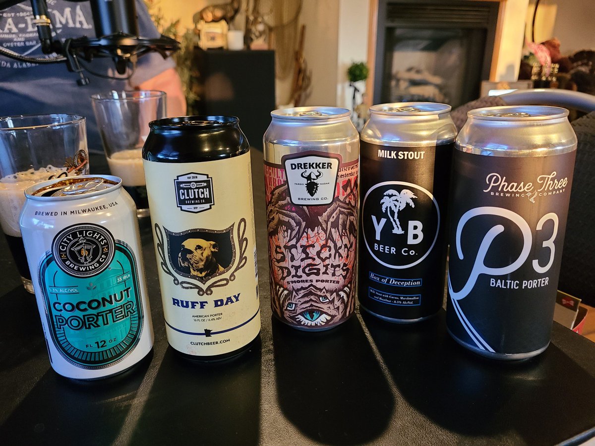 This week on The Northwoods Beer Guy Podcast,  Porters and a milk stout take center stage. Some of the opinions are very interesting! Make sure you tune in! #craftbeer #beersnob #beerme #craftbeerenthusiast #craftbeerlife #craftbeerlover #craftbeersnob #beerflight #flighttime