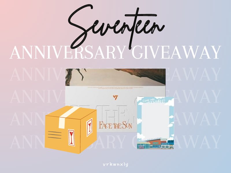 vrkwnxly's tweet photo. 💎 SEVENTEEN 8TH ANNIVERSARY GIVEAWAY 💎 

You may win one of the ff:
• FTS Ray Album unsealed w/full inclusion
• _WORLD Day Ver Acrylic PC Holder 
• Mystery Box Merch 

Mechanics:
• Like &amp; RT tweet
• Reply any pic of SVT with the anniversary tags!

Ends: 5/26/23 11pm PHT https://t.co/DpJFLnONxa
