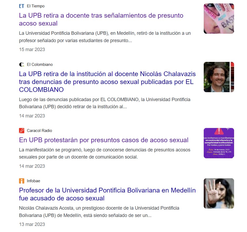 elarmadilloco's tweet image. Hablamos del acoso sexual en las universidades de Medellín y del clamor de justicia de las víctimas. 

Por eso en #FaunaLocal les preguntamos a las universidades que integran la Red G8 Antioquia sobre sus protocolos, pero también por los casos en curso y las sanciones 👇🧵.