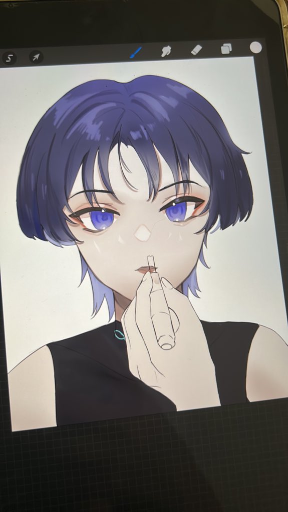 utsukoshii's tweet photo. Tell me you have artstyle crisis without telling me you have it

I fr tried cell shading cuz I want it clean rather than stroke of paints、gave up mid way 

#artmoots #rkgk #scaramouche https://t.co/fkFrpoJaIe