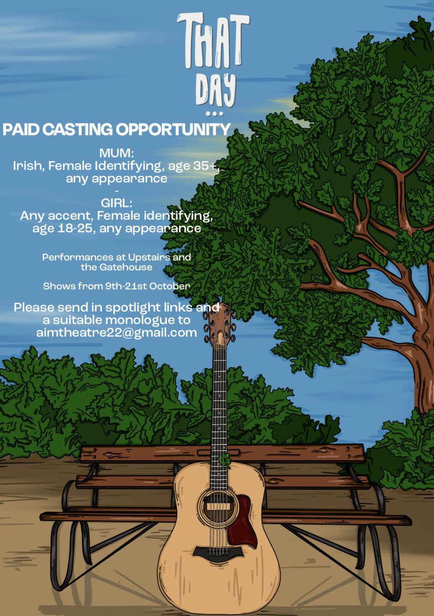 WE ARE LOOKING TO HEAR FROM YOU!
Please drop us an email at aimtheatre22@gmail.com 

<a href="/TheNewHannigan/">Ben Hannigan</a> #theatre #fringetheatre #london #londontheatre #londonfringe