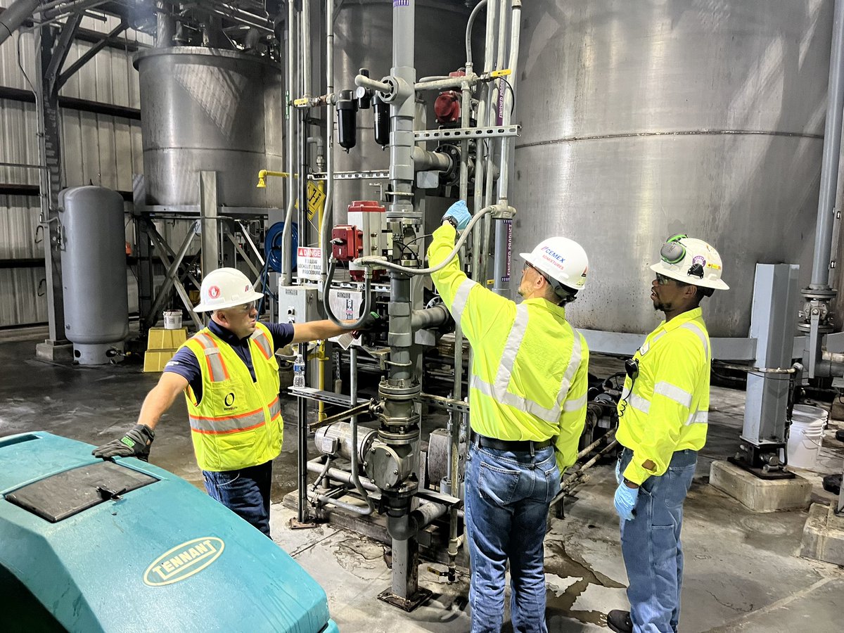 Great Health & Safety week for the CEMEX FL Admix Team! Equipment Reps along with Plant Techs and members of the Health and Safety Team  were trained on CPR and AED use. Diego Lopez provided hands on LOTOTO training to Plant Techs as well! #buildingabetterfuture