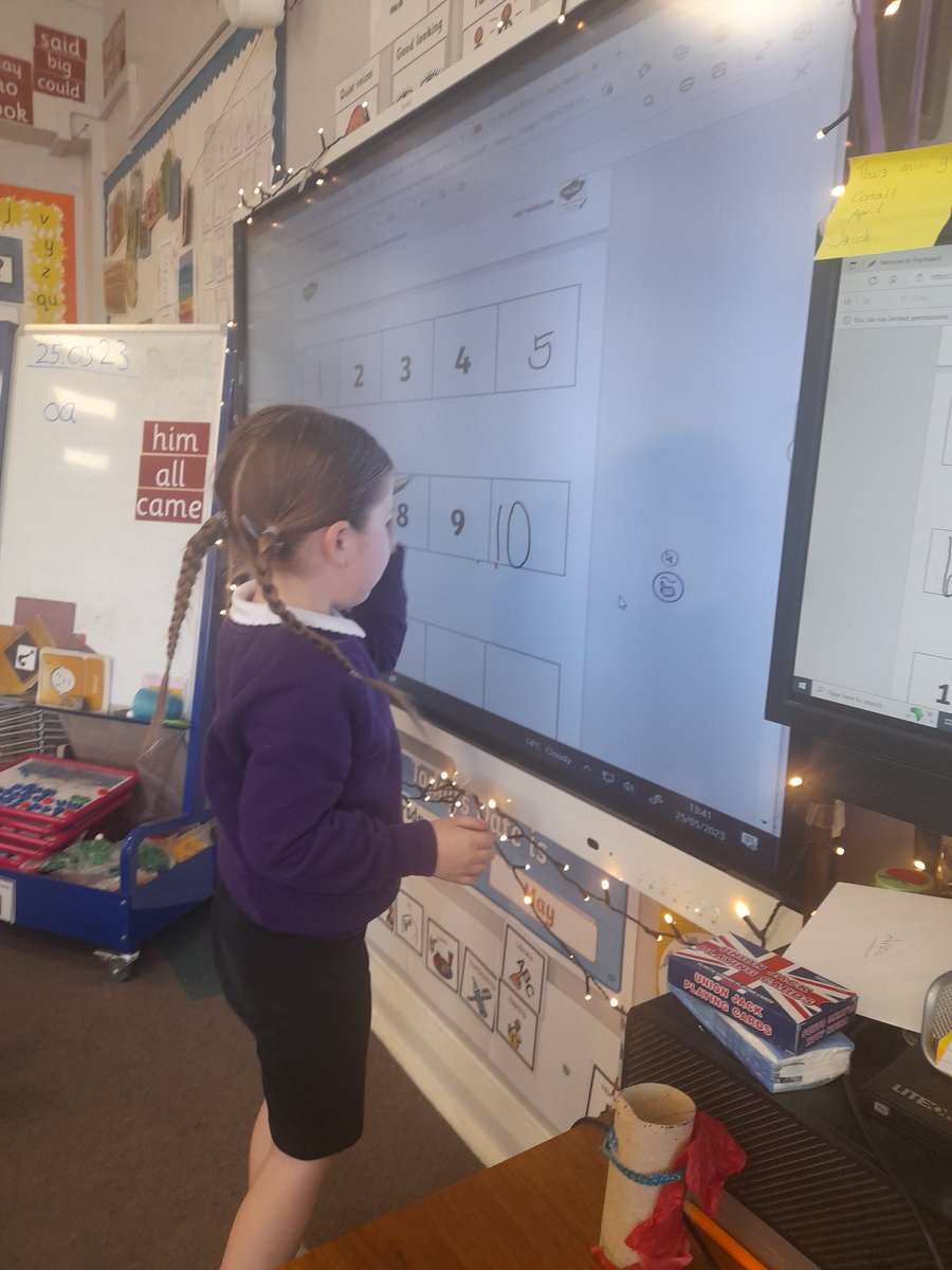 Today we did some revision of missing number sequences. We practised counting forwards and backwards to 30 with a song then a few clever children volunteered to demonstrate their knowledge.

There's a QR code on our homework this week to practise the song at home 😊
<a href="/BeancrossPS/">Beancross Primary</a>