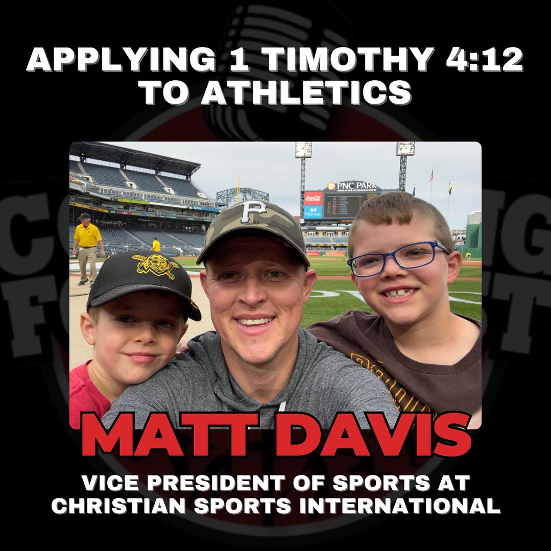 cfchristpod's tweet image. Appreciate Matt Davis (@team_davi625) for coming on the show yesterday to talk all things Christian athletics. Go check it out💪

Link 👉 competingforchristpodcast.com/applying-1-tim…